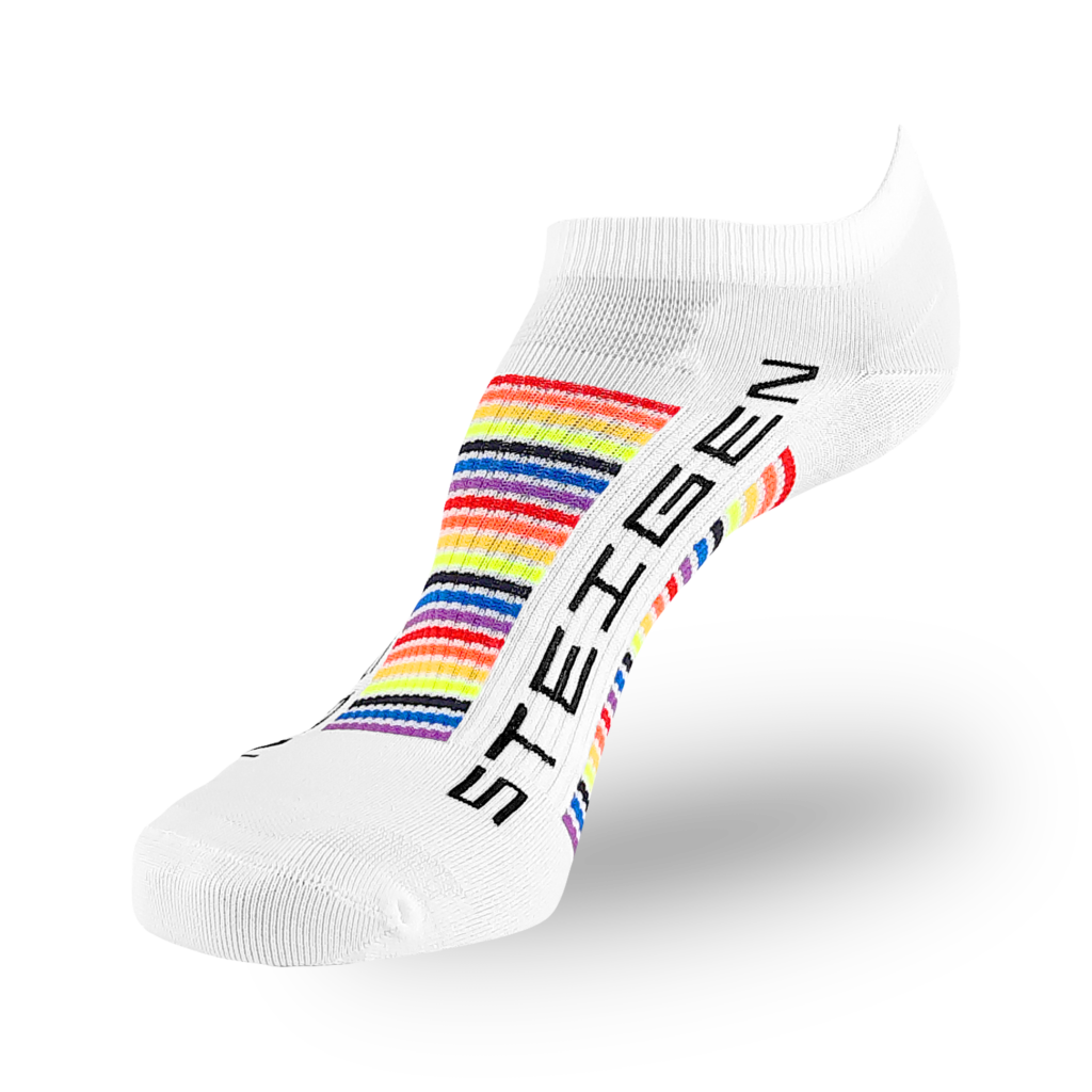 Rainbow Running Socks Zero Length