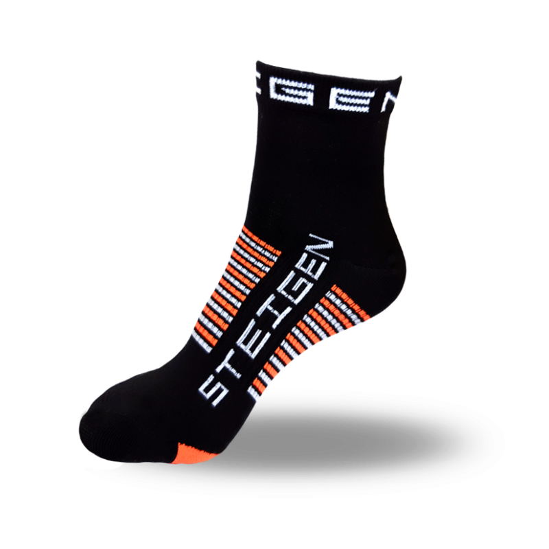 Kids Black Running Socks ¼ Length
